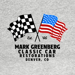 Mark Greenberg Classic Car Restoration - Black T-Shirt